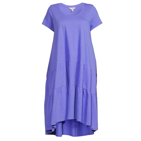 Terra & Sky Dresses & Skirts - Terra & Sky Tiered High Low Ruffled Maxi Dress Plus Size Women’s 20W-22W 2XL NWT